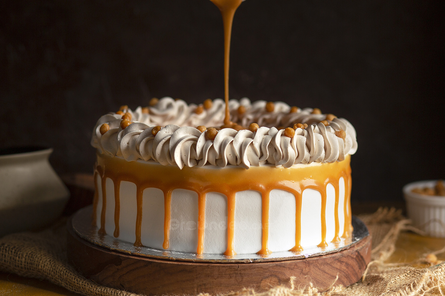 Buy Butterscotch Cake Online at Grounded.cafe - Premium Cake Shop